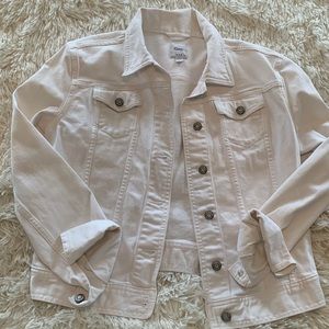 Gap White Denim Jacket